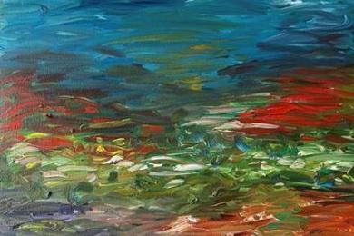 View From A Train by Jules A painting by Jules called View From A Train