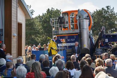 Wells Dedication Ceremony. Picture: RNLI Wells lifeboat dedication ceremony