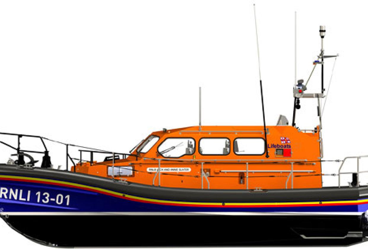 Shannon Class Lifeboat. Drawing from RNLI Shannon Class Lifeboat. Drawing from RNLI
