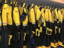Drysuits at Poole Lifeboat Station