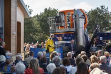 Wells lifeboat dedication ceremony